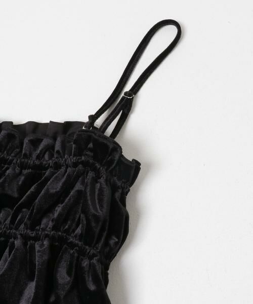 SENSE OF PLACE by URBAN RESEARCH / センスオブプレイス バイ アーバンリサーチ Tシャツ | 『洗濯可』フリルビスチェセットベロアトップ | 詳細27