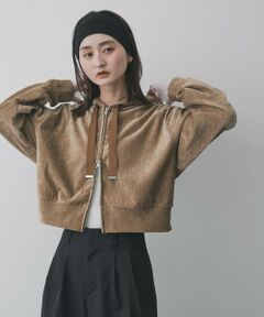 SENSE OF PLACE by URBAN RESEARCH / センスオブプレイス バイ アーバンリサーチ パーカー | ベロアジップフーディ