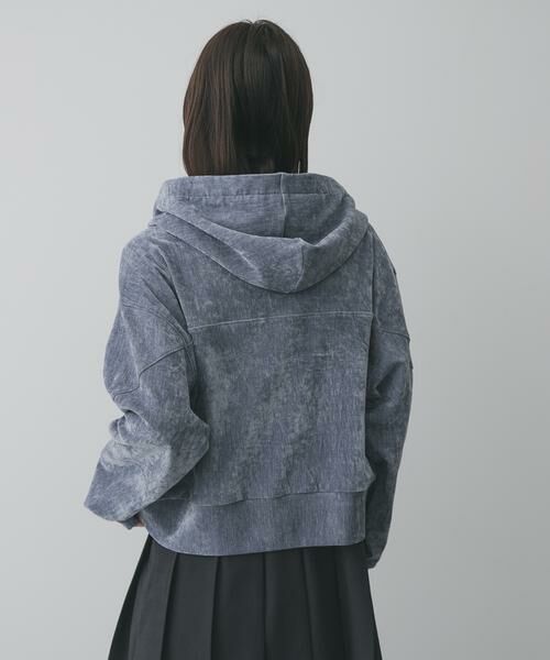 SENSE OF PLACE by URBAN RESEARCH / センスオブプレイス バイ アーバンリサーチ パーカー | ベロアジップフーディ | 詳細4