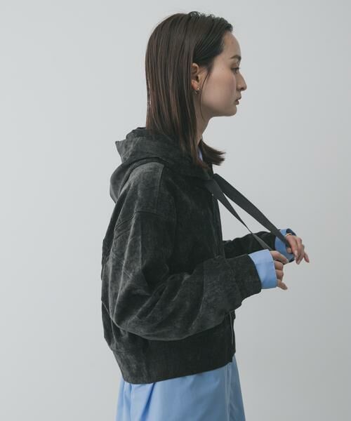 SENSE OF PLACE by URBAN RESEARCH / センスオブプレイス バイ アーバンリサーチ パーカー | ベロアジップフーディ | 詳細15