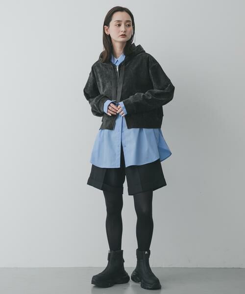 SENSE OF PLACE by URBAN RESEARCH / センスオブプレイス バイ アーバンリサーチ パーカー | ベロアジップフーディ | 詳細17