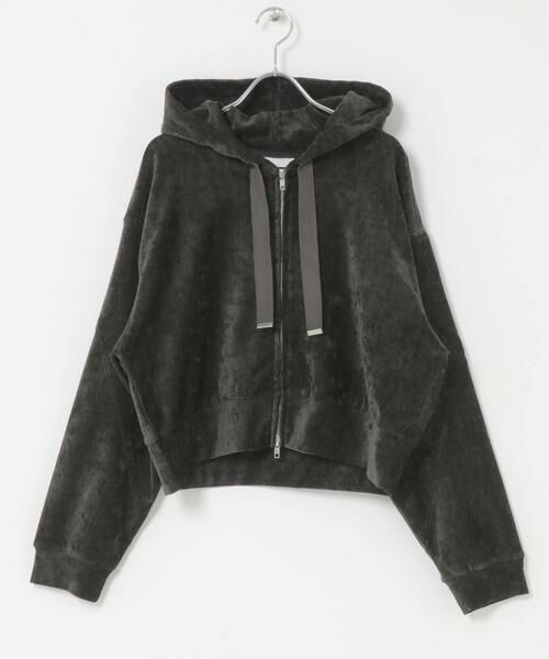 SENSE OF PLACE by URBAN RESEARCH / センスオブプレイス バイ アーバンリサーチ パーカー | ベロアジップフーディ | 詳細20