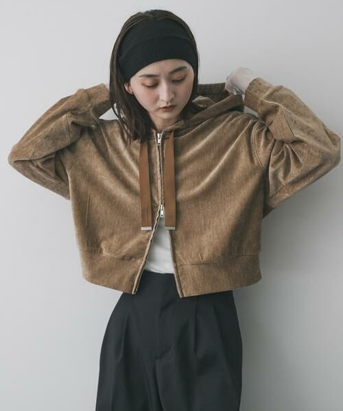 SENSE OF PLACE by URBAN RESEARCH / センスオブプレイス バイ アーバンリサーチ パーカー | ベロアジップフーディ | 詳細22