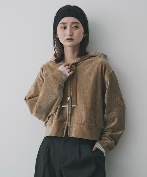 SENSE OF PLACE by URBAN RESEARCH / センスオブプレイス バイ アーバンリサーチ パーカー | ベロアジップフーディ | 詳細23