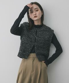 SENSE OF PLACE by URBAN RESEARCH / センスオブプレイス バイ アーバンリサーチ ベスト | 『洗濯可』ミックスカラーローゲージベスト