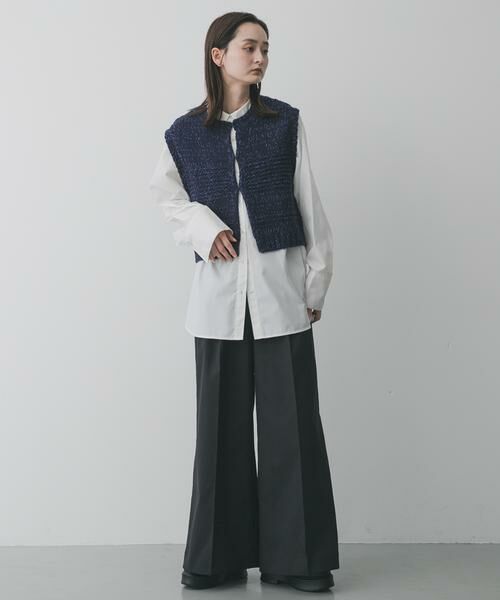 SENSE OF PLACE by URBAN RESEARCH / センスオブプレイス バイ アーバンリサーチ ベスト | 『洗濯可』ミックスカラーローゲージベスト | 詳細4