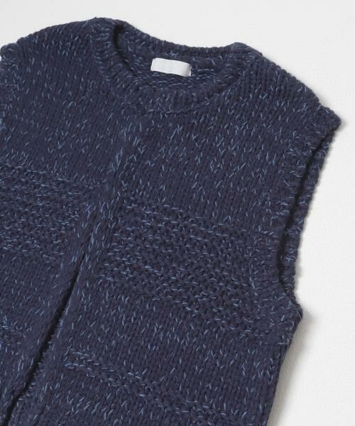 SENSE OF PLACE by URBAN RESEARCH / センスオブプレイス バイ アーバンリサーチ ベスト | 『洗濯可』ミックスカラーローゲージベスト | 詳細9