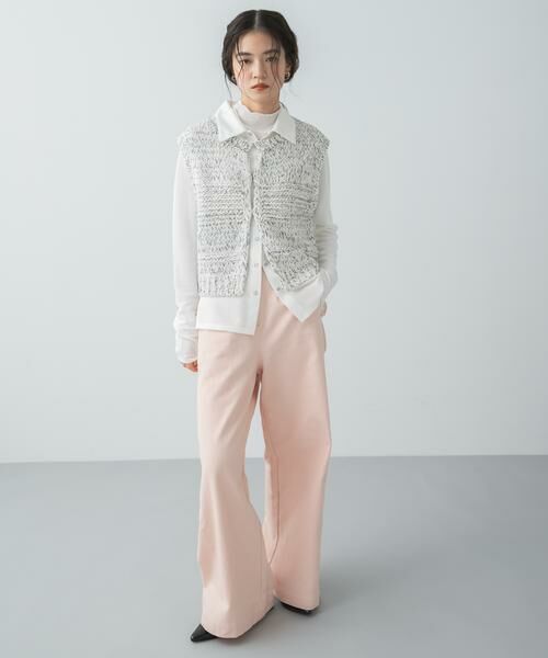 SENSE OF PLACE by URBAN RESEARCH / センスオブプレイス バイ アーバンリサーチ ベスト | 『洗濯可』ミックスカラーローゲージベスト | 詳細18