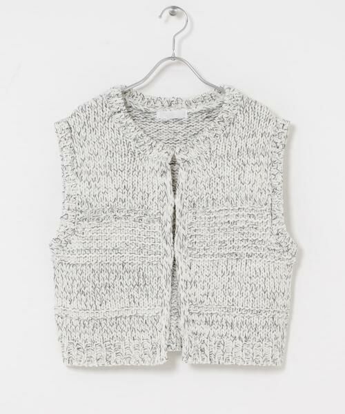 SENSE OF PLACE by URBAN RESEARCH / センスオブプレイス バイ アーバンリサーチ ベスト | 『洗濯可』ミックスカラーローゲージベスト | 詳細21