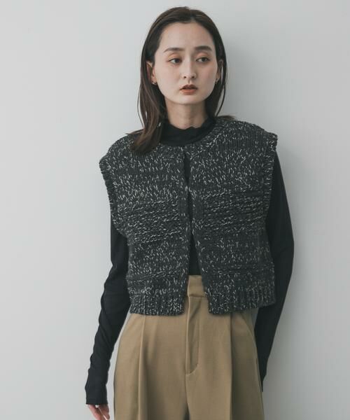 SENSE OF PLACE by URBAN RESEARCH / センスオブプレイス バイ アーバンリサーチ ベスト | 『洗濯可』ミックスカラーローゲージベスト | 詳細25