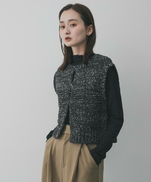 SENSE OF PLACE by URBAN RESEARCH / センスオブプレイス バイ アーバンリサーチ ベスト | 『洗濯可』ミックスカラーローゲージベスト | 詳細26