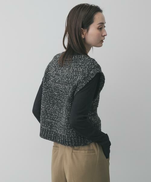 SENSE OF PLACE by URBAN RESEARCH / センスオブプレイス バイ アーバンリサーチ ベスト | 『洗濯可』ミックスカラーローゲージベスト | 詳細27