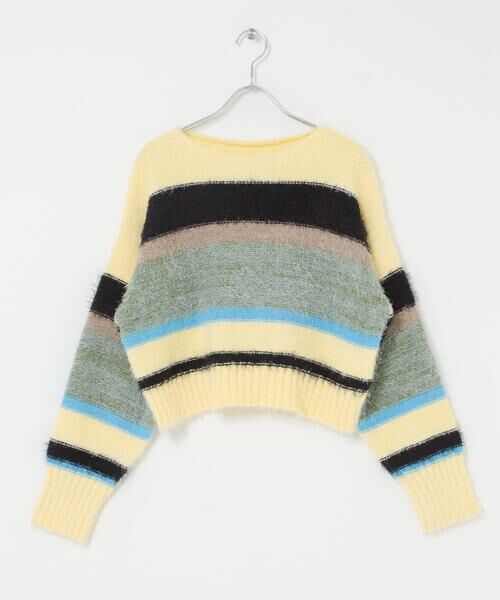 SENSE OF PLACE by URBAN RESEARCH / センスオブプレイス バイ アーバンリサーチ ニット・セーター | 『洗濯可』シャギーハイショクボーダーニット | 詳細5