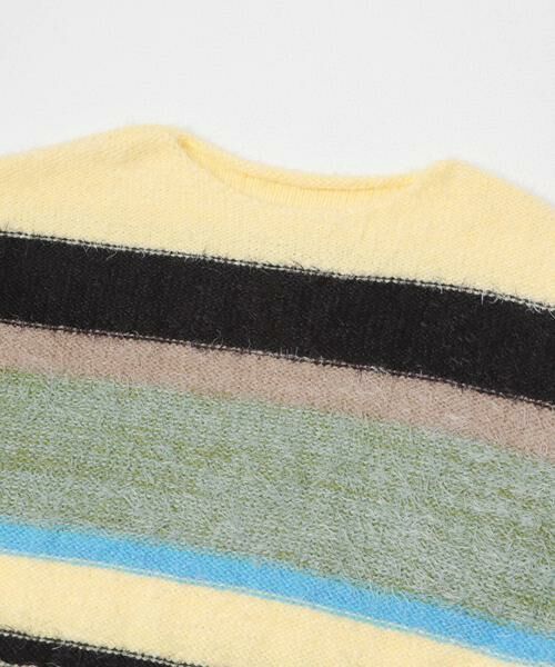 SENSE OF PLACE by URBAN RESEARCH / センスオブプレイス バイ アーバンリサーチ ニット・セーター | 『洗濯可』シャギーハイショクボーダーニット | 詳細6