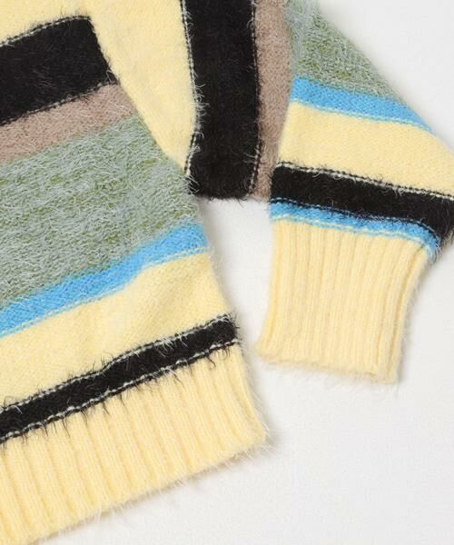 SENSE OF PLACE by URBAN RESEARCH / センスオブプレイス バイ アーバンリサーチ ニット・セーター | 『洗濯可』シャギーハイショクボーダーニット | 詳細7