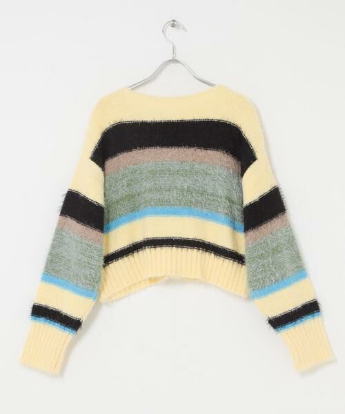 SENSE OF PLACE by URBAN RESEARCH / センスオブプレイス バイ アーバンリサーチ ニット・セーター | 『洗濯可』シャギーハイショクボーダーニット | 詳細8