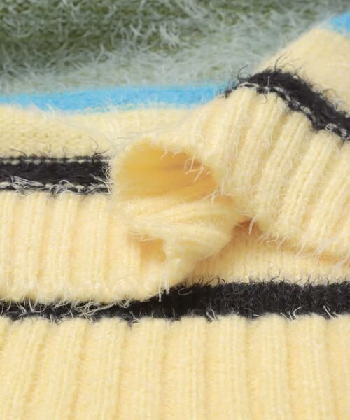 SENSE OF PLACE by URBAN RESEARCH / センスオブプレイス バイ アーバンリサーチ ニット・セーター | 『洗濯可』シャギーハイショクボーダーニット | 詳細9