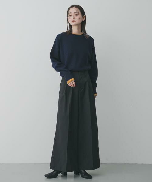 SENSE OF PLACE by URBAN RESEARCH / センスオブプレイス バイ アーバンリサーチ ニット・セーター | 『洗濯可』バイカラーレイヤードセーター | 詳細3