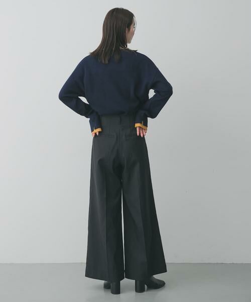 SENSE OF PLACE by URBAN RESEARCH / センスオブプレイス バイ アーバンリサーチ ニット・セーター | 『洗濯可』バイカラーレイヤードセーター | 詳細4