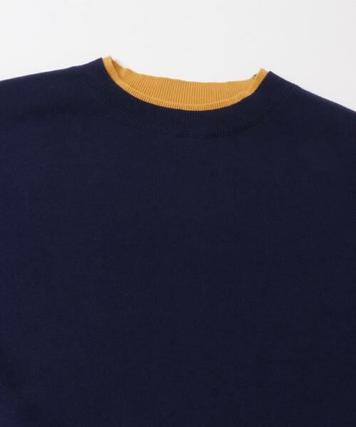 SENSE OF PLACE by URBAN RESEARCH / センスオブプレイス バイ アーバンリサーチ ニット・セーター | 『洗濯可』バイカラーレイヤードセーター | 詳細6