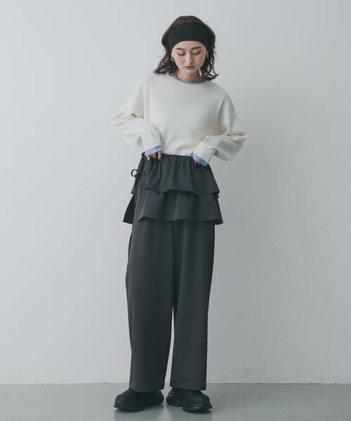 SENSE OF PLACE by URBAN RESEARCH / センスオブプレイス バイ アーバンリサーチ ニット・セーター | 『洗濯可』バイカラーレイヤードセーター | 詳細13