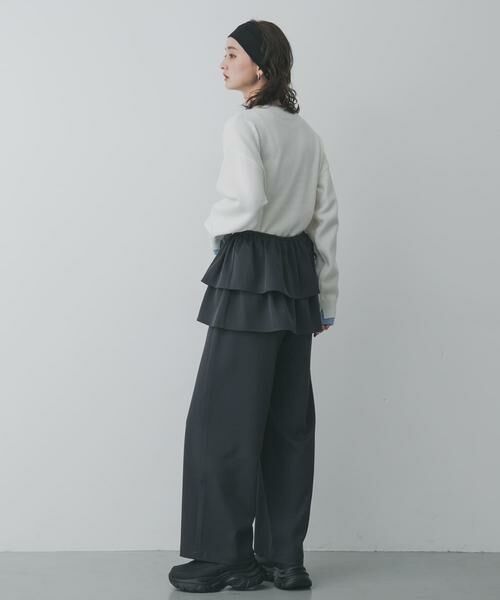 SENSE OF PLACE by URBAN RESEARCH / センスオブプレイス バイ アーバンリサーチ ニット・セーター | 『洗濯可』バイカラーレイヤードセーター | 詳細14