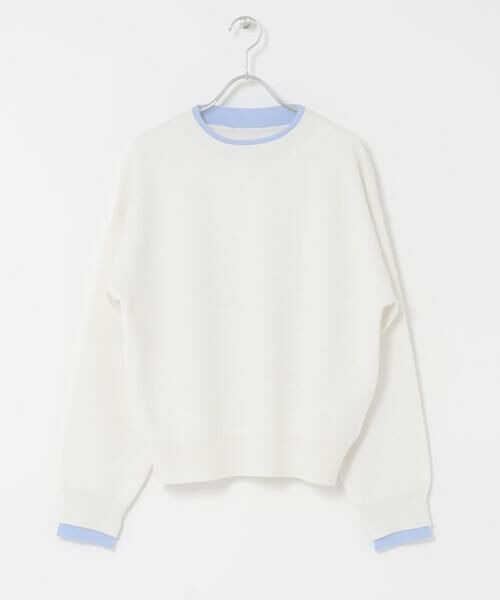 SENSE OF PLACE by URBAN RESEARCH / センスオブプレイス バイ アーバンリサーチ ニット・セーター | 『洗濯可』バイカラーレイヤードセーター | 詳細15