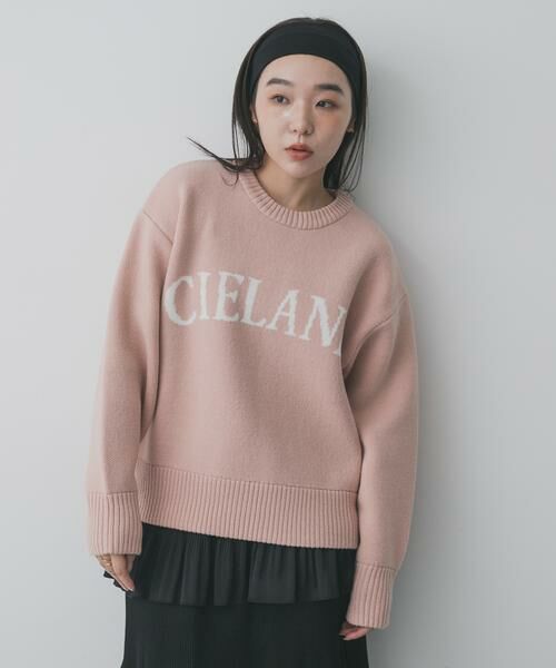 SENSE OF PLACE by URBAN RESEARCH / センスオブプレイス バイ アーバンリサーチ ニット・セーター | 『洗濯可』ジャガードロゴニット | 詳細12