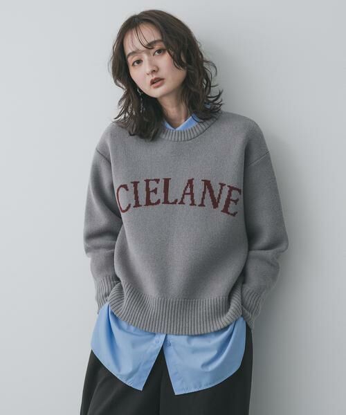 SENSE OF PLACE by URBAN RESEARCH / センスオブプレイス バイ アーバンリサーチ ニット・セーター | 『洗濯可』ジャガードロゴニット | 詳細20