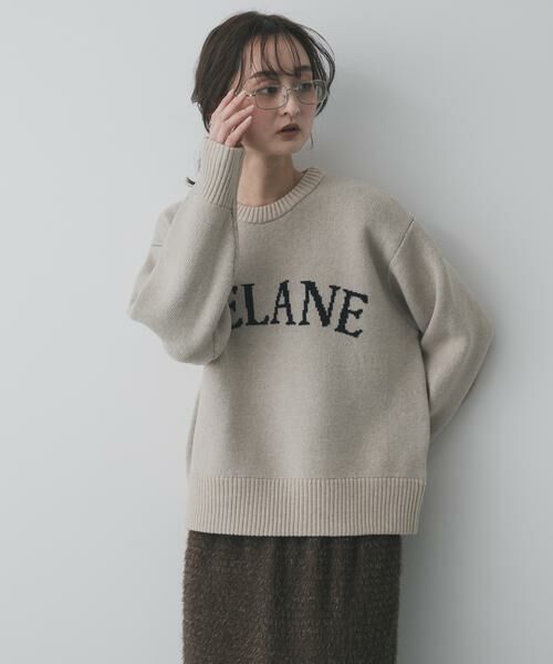 SENSE OF PLACE by URBAN RESEARCH / センスオブプレイス バイ アーバンリサーチ ニット・セーター | 『洗濯可』ジャガードロゴニット | 詳細28