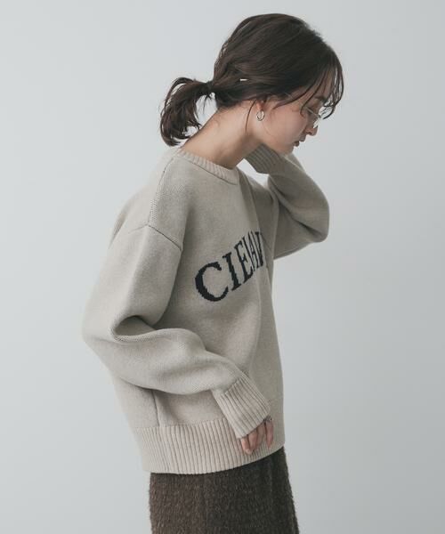 SENSE OF PLACE by URBAN RESEARCH / センスオブプレイス バイ アーバンリサーチ ニット・セーター | 『洗濯可』ジャガードロゴニット | 詳細30