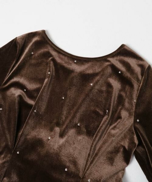 SENSE OF PLACE by URBAN RESEARCH / センスオブプレイス バイ アーバンリサーチ ワンピース | ドットシシュウベロアワンピース | 詳細7