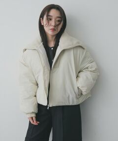 SENSE OF PLACE by URBAN RESEARCH / センスオブプレイス バイ アーバンリサーチ ダウンジャケット・ベスト | ビッグカラーショートパフジャケット