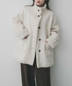 SENSE OF PLACE by URBAN RESEARCH / センスオブプレイス バイ アーバンリサーチ その他アウター | フェイクムートンスタンドジャケット