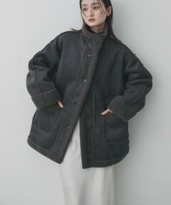 SENSE OF PLACE by URBAN RESEARCH / センスオブプレイス バイ アーバンリサーチ その他アウター | フェイクムートンスタンドジャケット