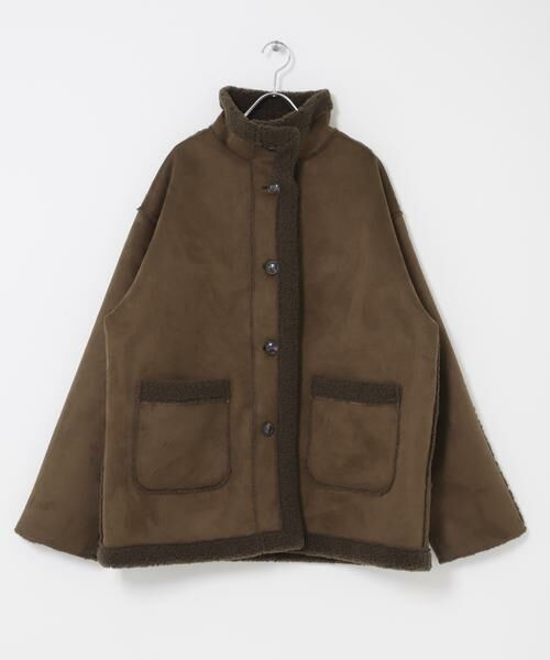 SENSE OF PLACE by URBAN RESEARCH / センスオブプレイス バイ アーバンリサーチ その他アウター | フェイクムートンスタンドジャケット | 詳細6