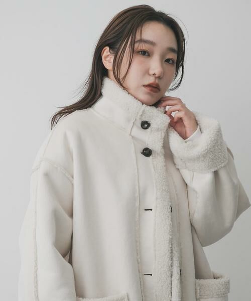 SENSE OF PLACE by URBAN RESEARCH / センスオブプレイス バイ アーバンリサーチ その他アウター | フェイクムートンスタンドジャケット | 詳細8