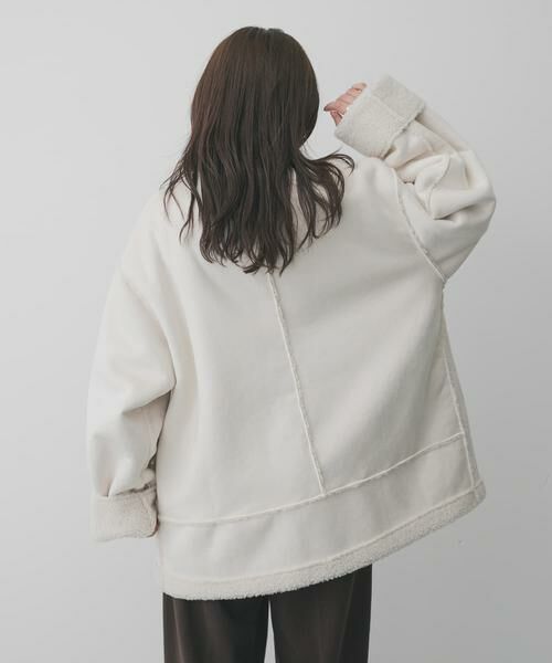 SENSE OF PLACE by URBAN RESEARCH / センスオブプレイス バイ アーバンリサーチ その他アウター | フェイクムートンスタンドジャケット | 詳細11