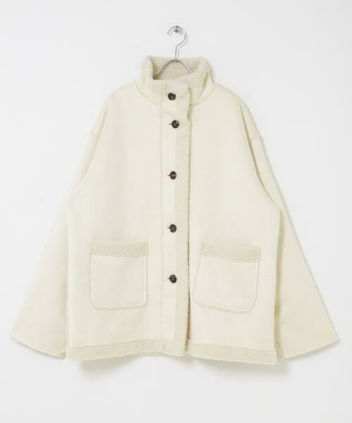 SENSE OF PLACE by URBAN RESEARCH / センスオブプレイス バイ アーバンリサーチ その他アウター | フェイクムートンスタンドジャケット | 詳細14