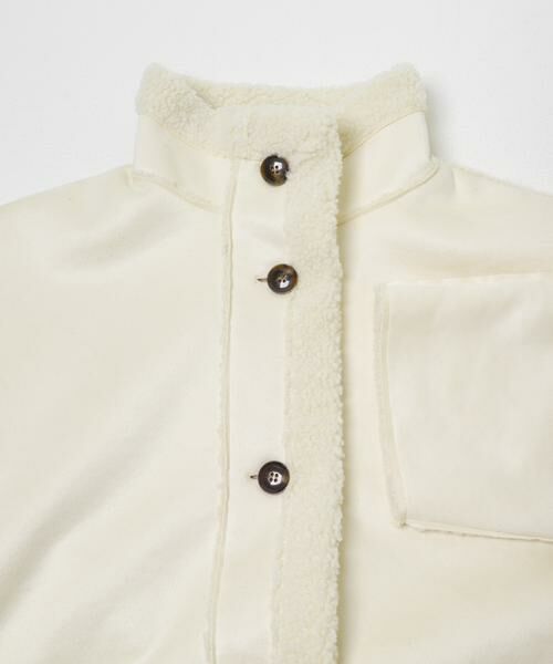 SENSE OF PLACE by URBAN RESEARCH / センスオブプレイス バイ アーバンリサーチ その他アウター | フェイクムートンスタンドジャケット | 詳細15