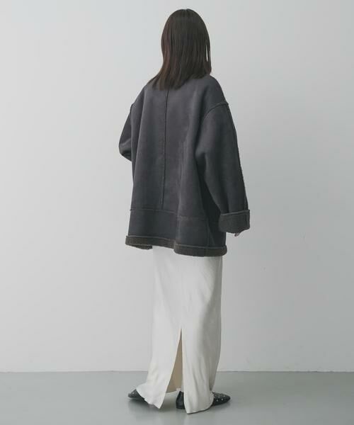 SENSE OF PLACE by URBAN RESEARCH / センスオブプレイス バイ アーバンリサーチ その他アウター | フェイクムートンスタンドジャケット | 詳細19