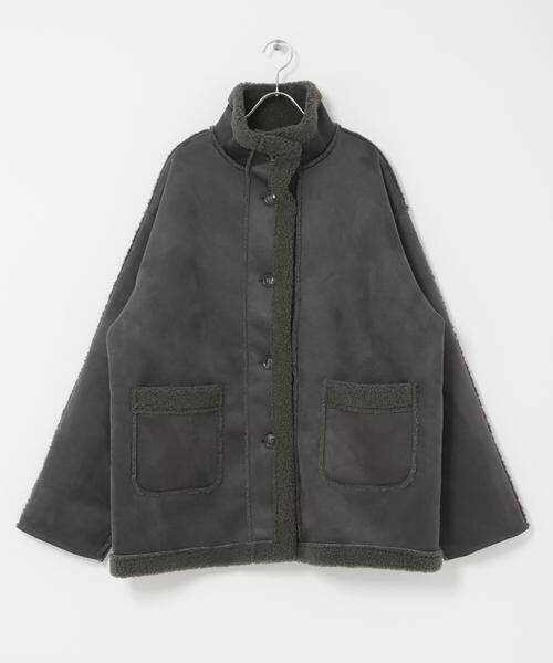 SENSE OF PLACE by URBAN RESEARCH / センスオブプレイス バイ アーバンリサーチ その他アウター | フェイクムートンスタンドジャケット | 詳細20
