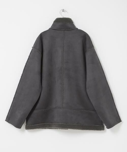 SENSE OF PLACE by URBAN RESEARCH / センスオブプレイス バイ アーバンリサーチ その他アウター | フェイクムートンスタンドジャケット | 詳細23