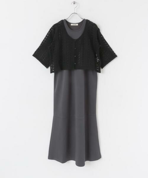 SENSE OF PLACE by URBAN RESEARCH / センスオブプレイス バイ アーバンリサーチ ワンピース | レースアンサンブルカットワンピース | 詳細4