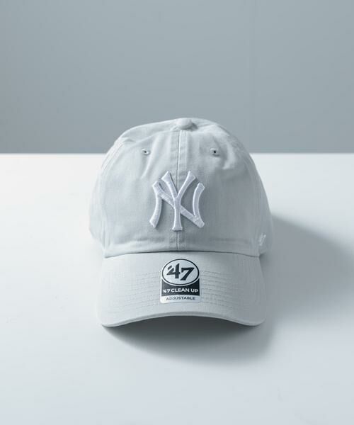 SENSE OF PLACE by URBAN RESEARCH / センスオブプレイス バイ アーバンリサーチ キャップ | 『WEB/一部店舗限定』FORTY SEVEN　47 CLEAN UP YANKEES（ライトグレー）