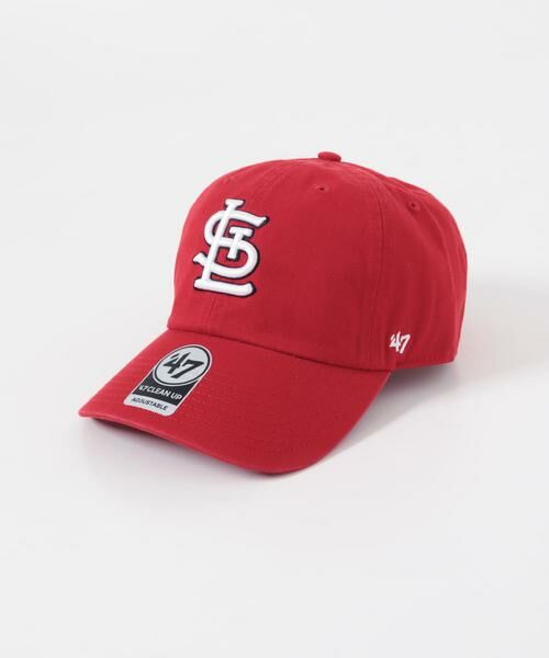 SENSE OF PLACE by URBAN RESEARCH / センスオブプレイス バイ アーバンリサーチ キャップ | 『WEB/一部店舗限定』FORTY SEVEN　47 CLEAN UP CARDINALS（レッド）