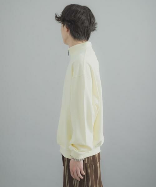 SENSE OF PLACE by URBAN RESEARCH / センスオブプレイス バイ アーバンリサーチ スウェット | 『洗濯可/撥水/防花粉』SKINProofハーフジップスウェット | 詳細12