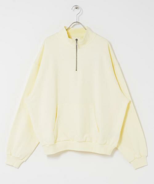 SENSE OF PLACE by URBAN RESEARCH / センスオブプレイス バイ アーバンリサーチ スウェット | 『洗濯可/撥水/防花粉』SKINProofハーフジップスウェット | 詳細14