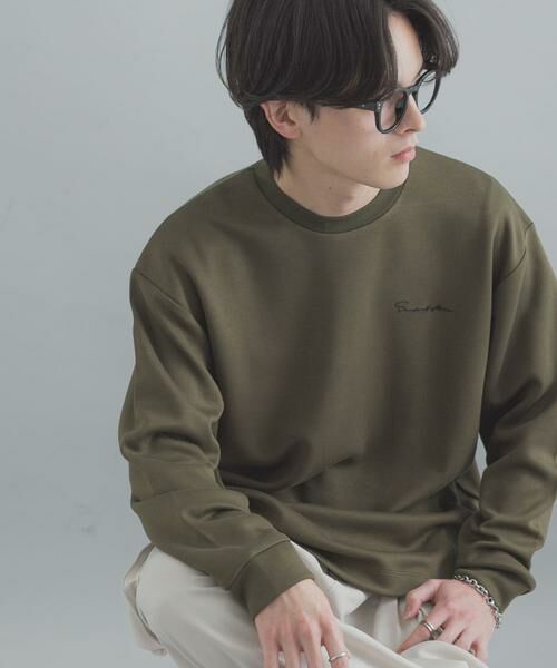 SENSE OF PLACE by URBAN RESEARCH / センスオブプレイス バイ アーバンリサーチ Tシャツ | 『一部WEB限定カラー』シシュウダンボールポンチロングスリーブTシャツ | 詳細1