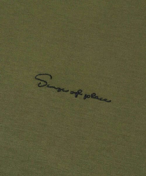 SENSE OF PLACE by URBAN RESEARCH / センスオブプレイス バイ アーバンリサーチ Tシャツ | 『一部WEB限定カラー』『ユニセックス』シシュウダンボールポンチロングスリーブTシャツ | 詳細12